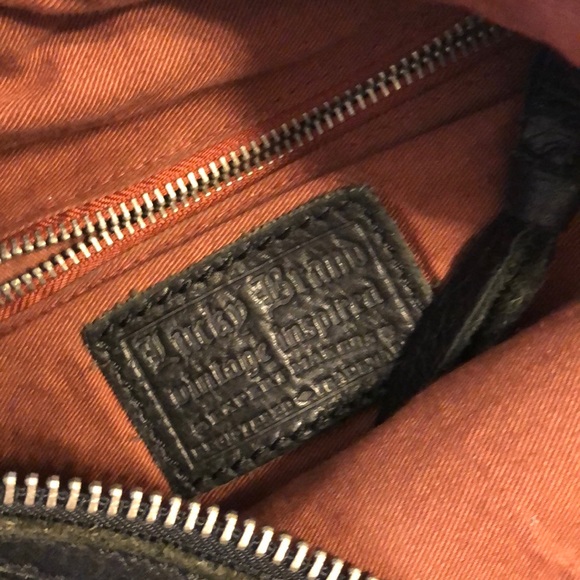 LUCKY BRAND BLACK LEATHER BAG - Picture 2 of 8